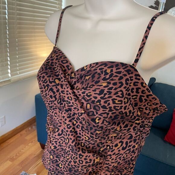 Assets by spanks animal print tankini - Picture 2 of 4